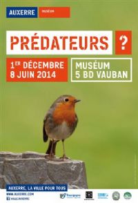 Exposition Prédateurs. Du 1er décembre 2013 au 8 juin 2014 à Auxerre. Yonne. 